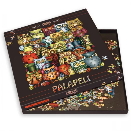 Schwierige Puzzles - Palapeli Eulen