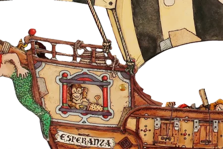 Piratenschiff-Detail