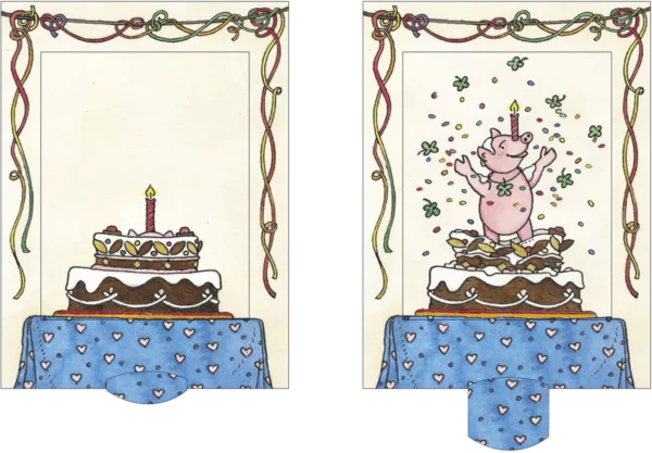 Lebende Karte Schweinetorte – Bild 2