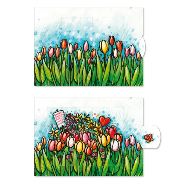Lebende Karte Tulpen – Bild 2