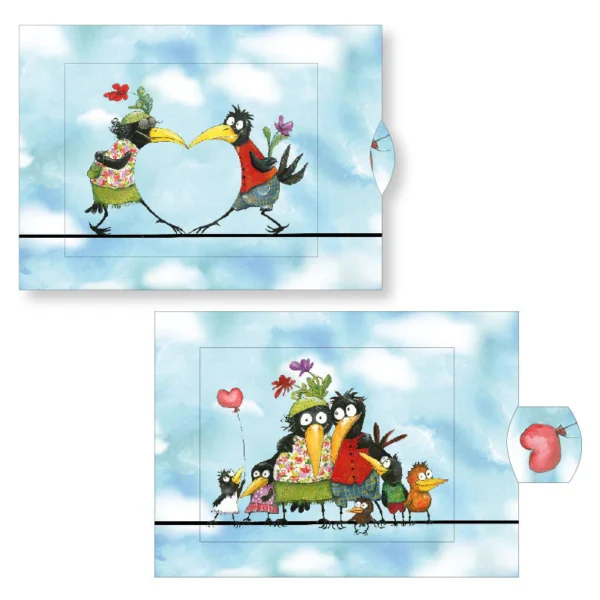 Lebende Karte Vogelhochzeit – Bild 2