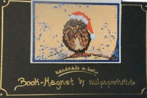 Magnetlesezeichen „ Kleine Winter- Eule“