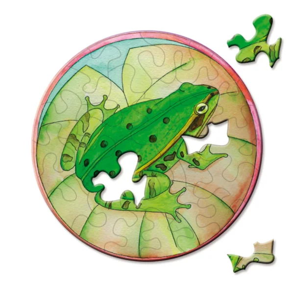 Mini Puzzle Laubfrosch – Bild 2
