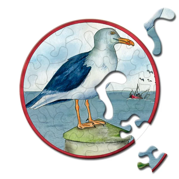 Mini Puzzle Möwe – Bild 2