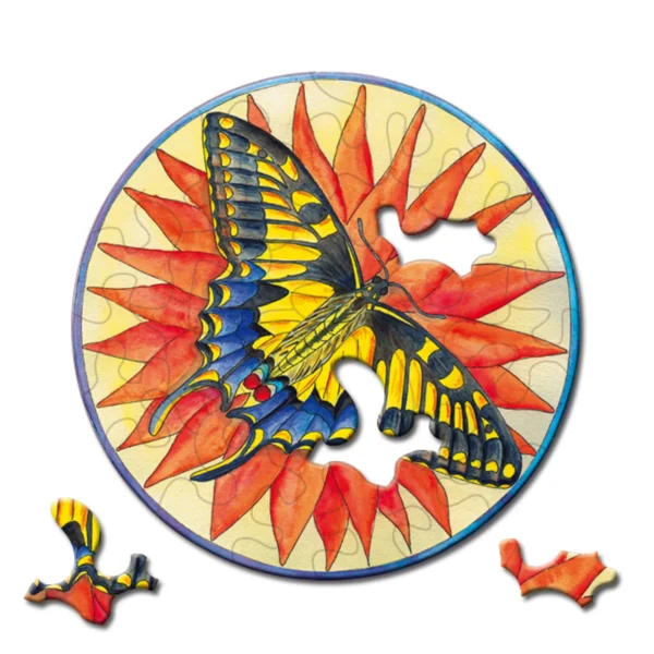 Mini Puzzle Schmetterling – Bild 2