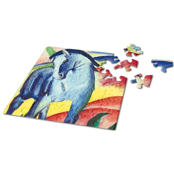 Puzzle Q Art - Blaues Pferd von Franz Marc – Bild 2