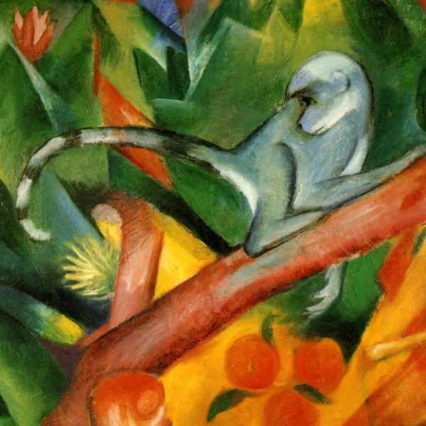 Puzzle Q Art - Das Äffchen von Franz Marc – Bild 2