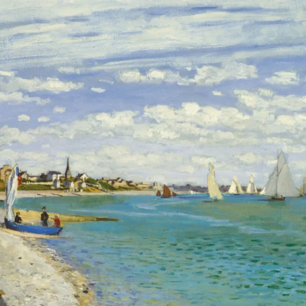 Puzzle Q Art - Regatta at Sainte-Adresse von Claude Monet – Bild 3
