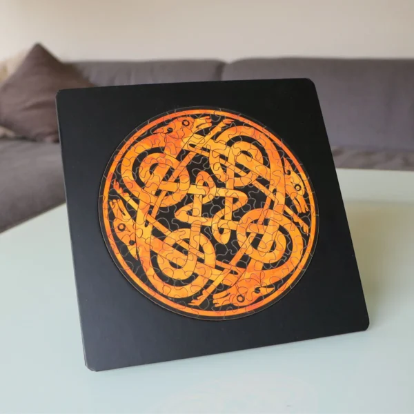 Puzzletablett für doppelseitige Puzzle - Größe L, rund – Bild 3