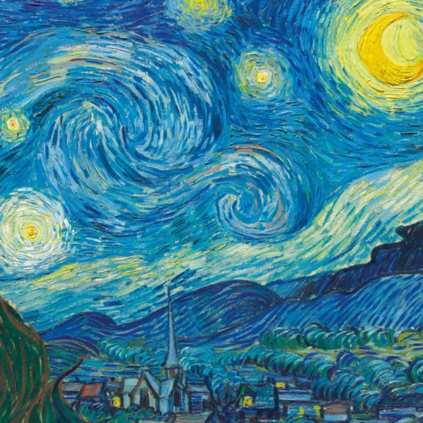 Puzzle Vincent van Gogh, Sternennacht von 1889 – Bild 2