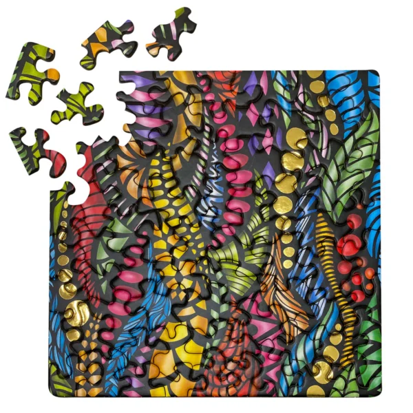 Q-Puzzle Gold Zauberknospe – Bild 2