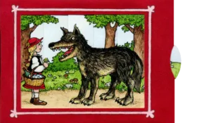 Schiebekarte Wölfchen
