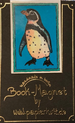 Magnetlesezeichen „Pinguin“