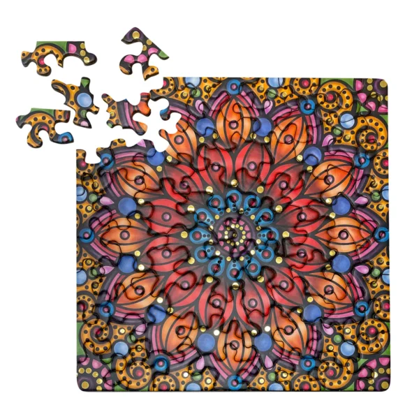 Q- Puzzle GOLD Mandala – Bild 2