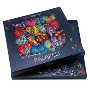 Kunst Puzzle Rahmenpuzzle Herzen dekorativer Karton