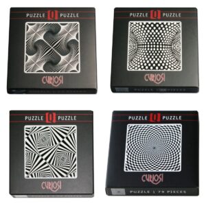q puzzle 4er set illusionen