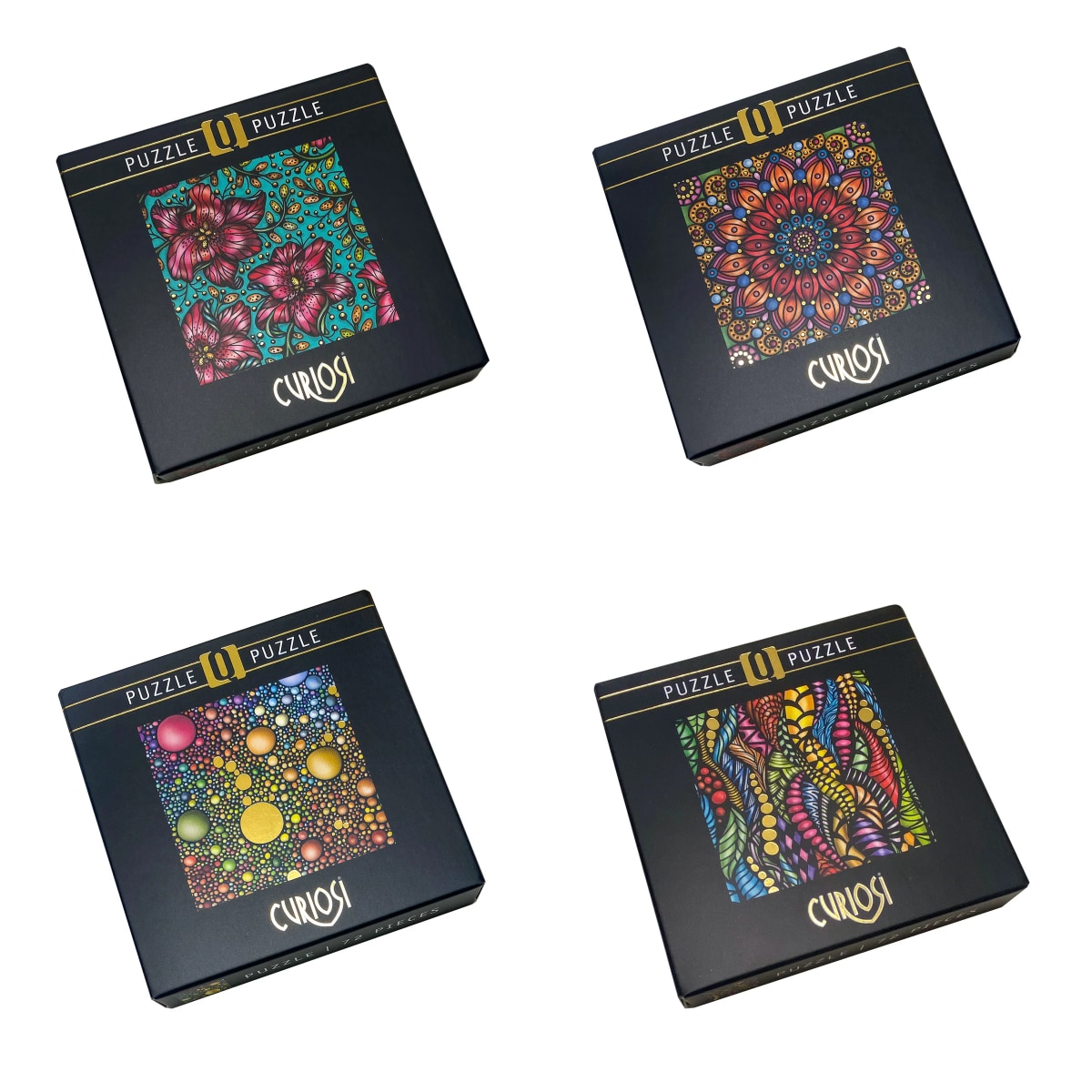 Q Puzzle Set Gold – zauberhaft, glitzernd