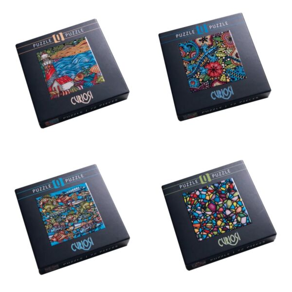 q puzzler 4er set color