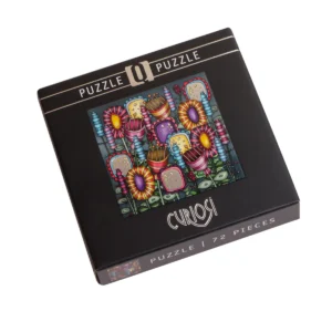 Puzzle Q Silber Blumen
