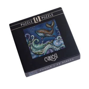 Puzzle Q Silber 3 Wal