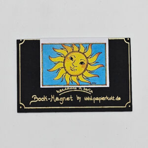 Lesezeichen Wandermaus und Sonne