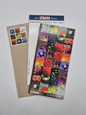 Die Spiel-Karte Mini Memo (Blumen)