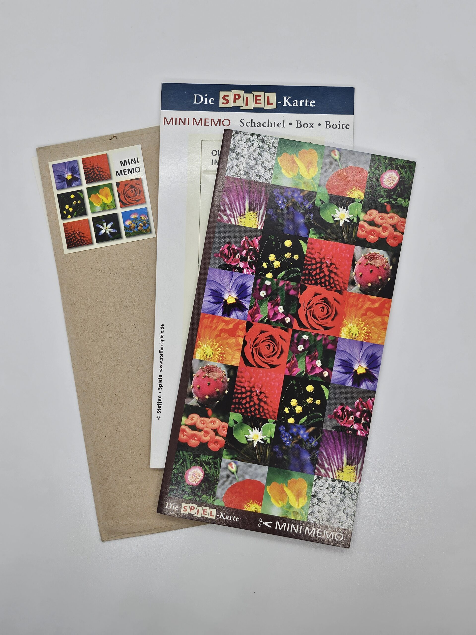 Die Spiel-Karte Mini Memo (Blumen)