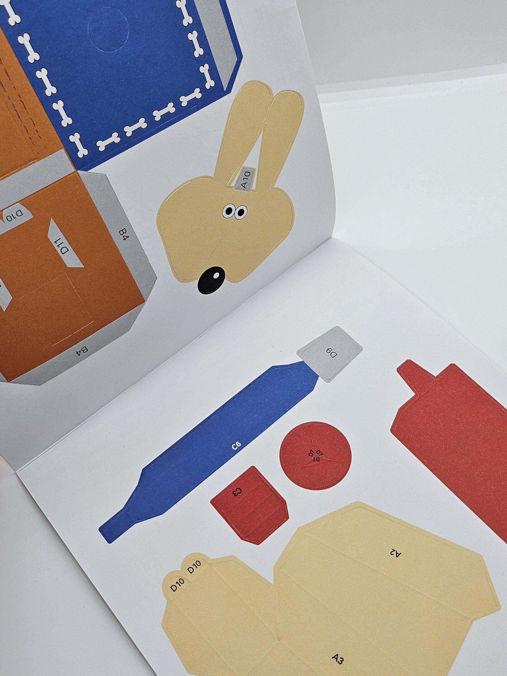 Bastelset: "Bob the dog" Papier-Maschine – Bild 3