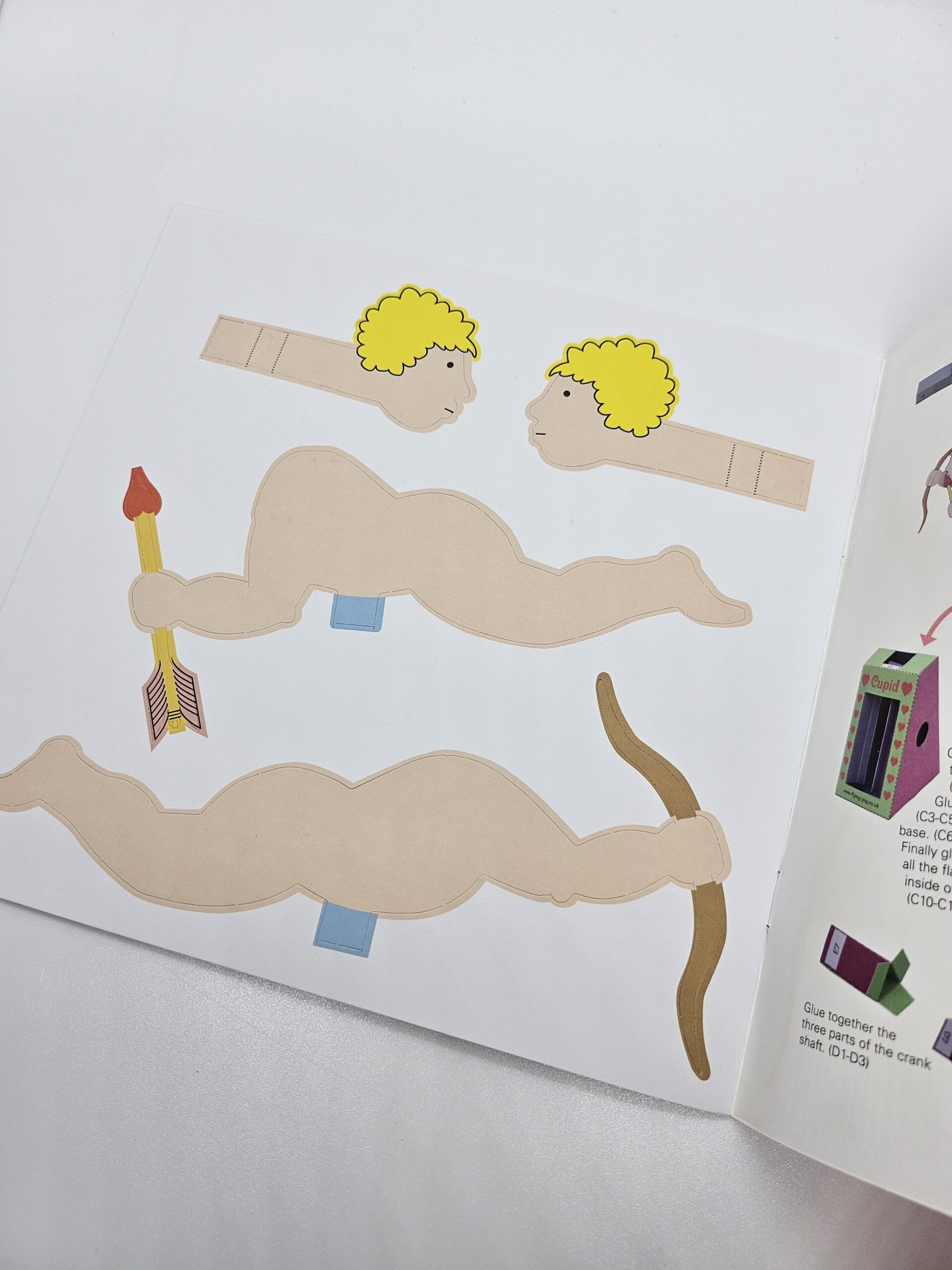 Bastelset: "Cupid" Papier-Maschine – Bild 5