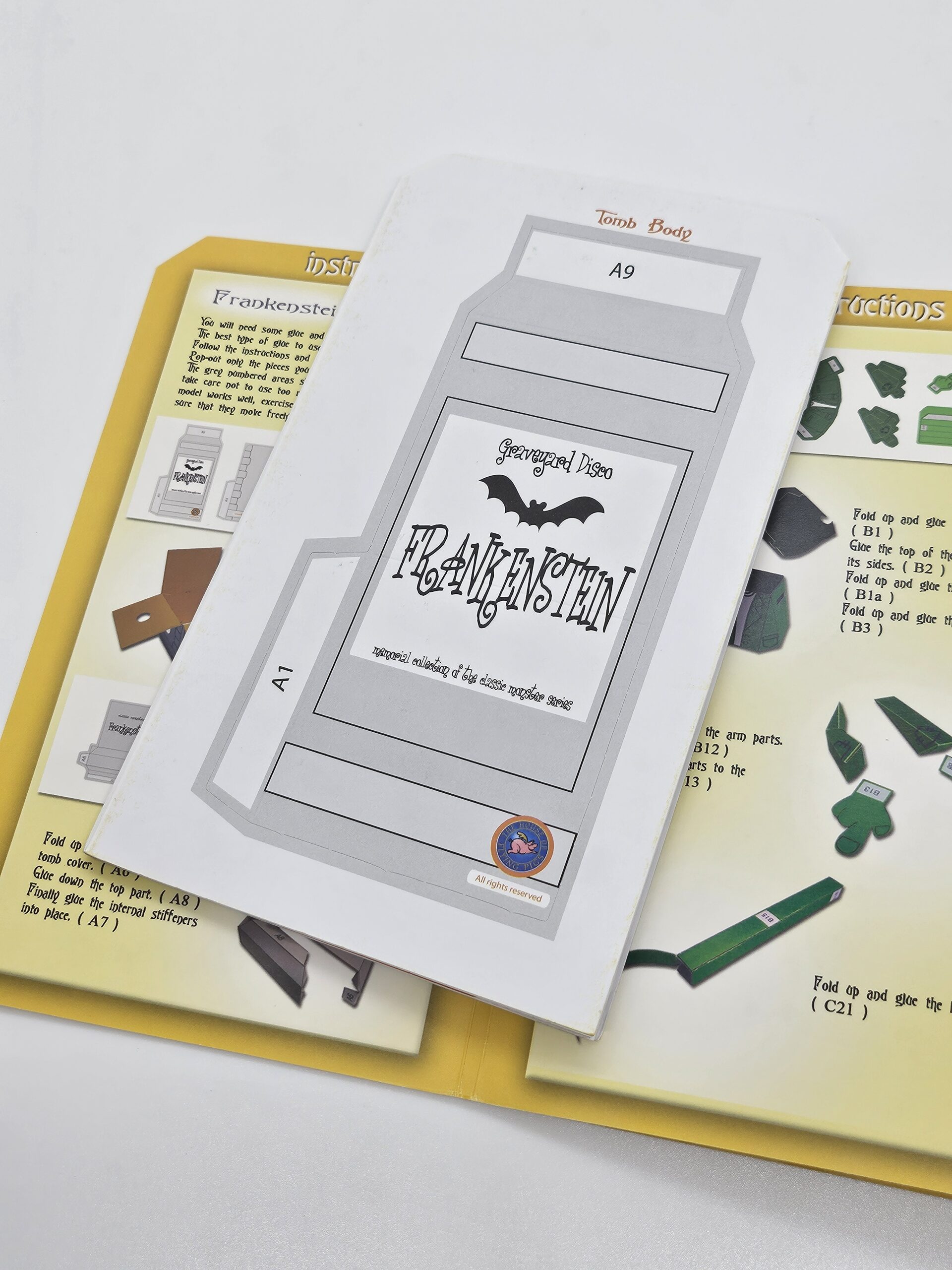Bastelset: "Frankenstein" Papier-Maschine – Bild 7